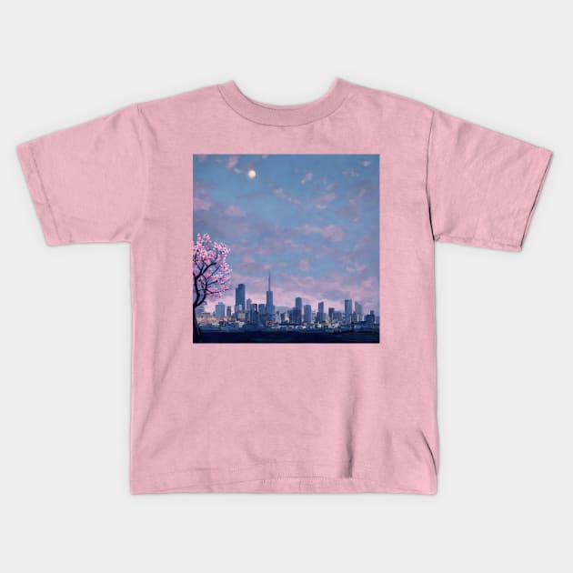 Spring in the City Kids T-Shirt by The Brushstrokes Boutique